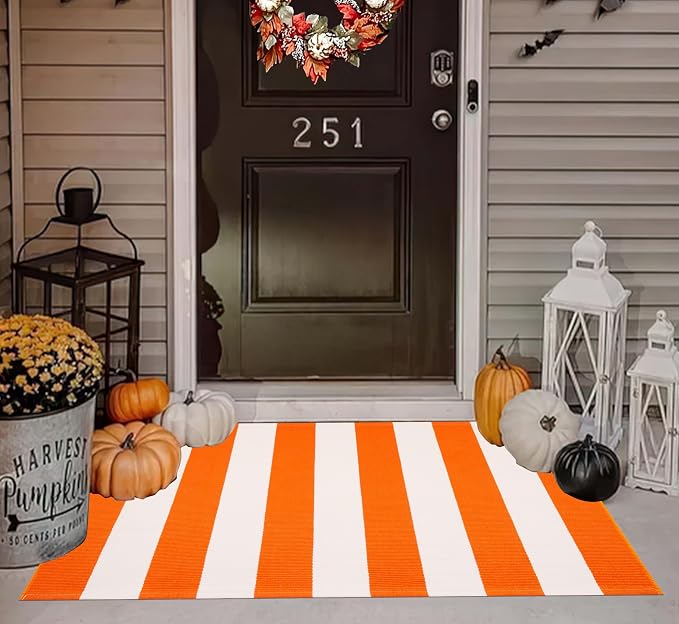 Striped Welcome Mat