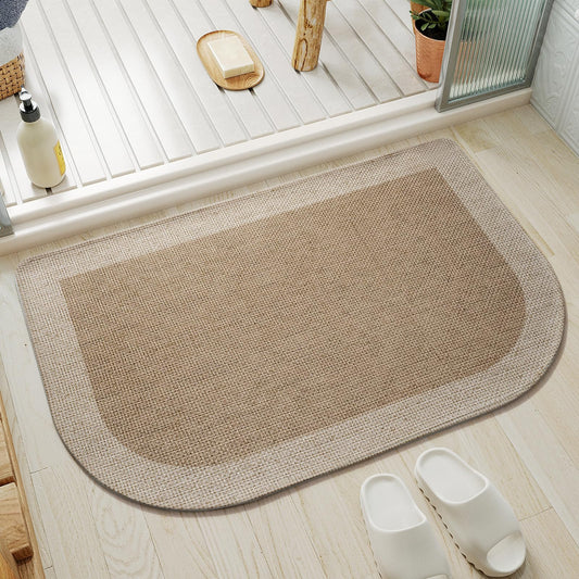 Half Circle Bath Mat