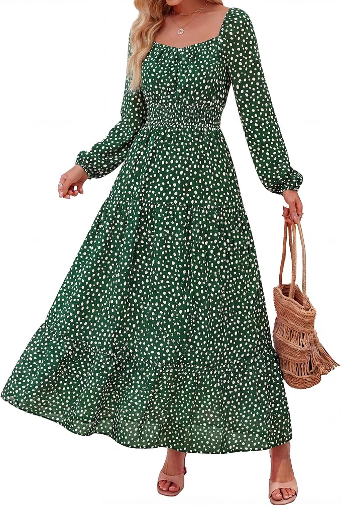 Boho Floral Maxi Dress