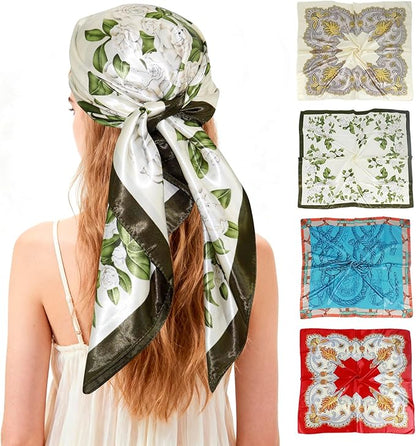 Satin Scarf 4pk