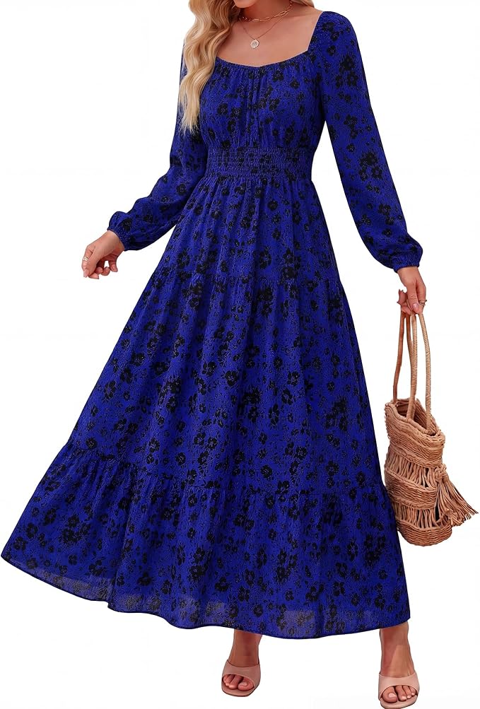 Boho Floral Maxi Dress