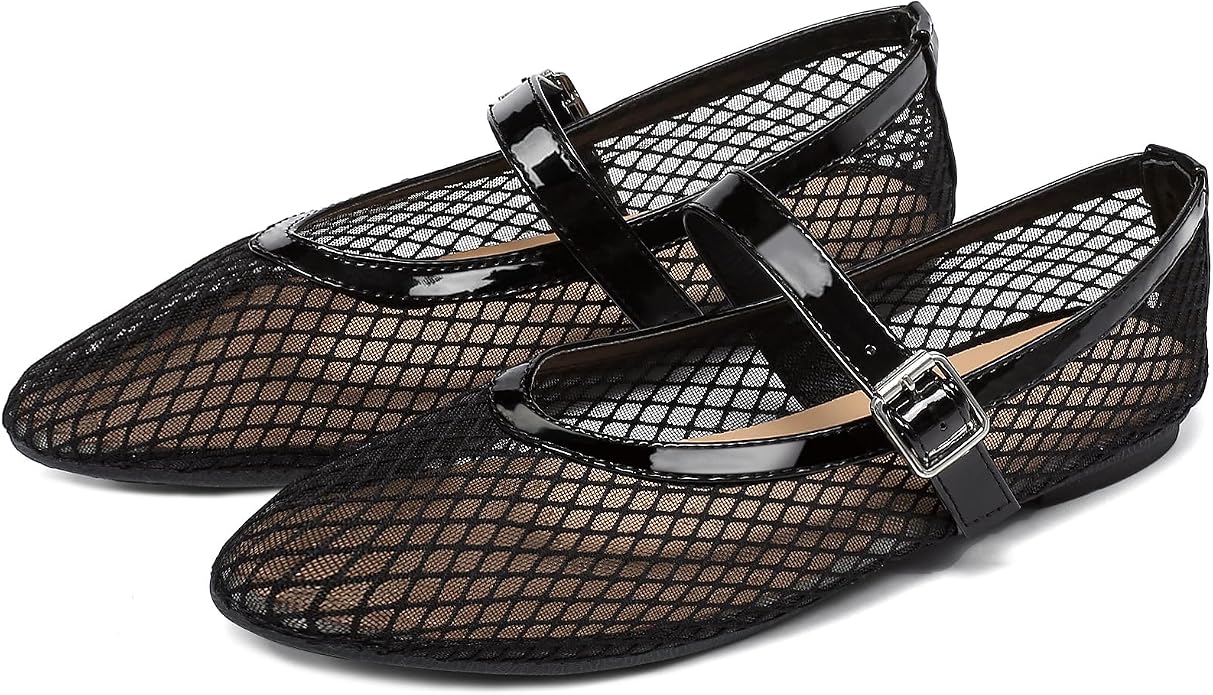 Mesh Ballet Flats