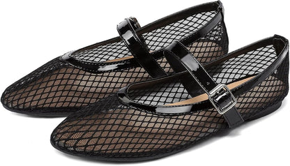 Mesh Ballet Flats