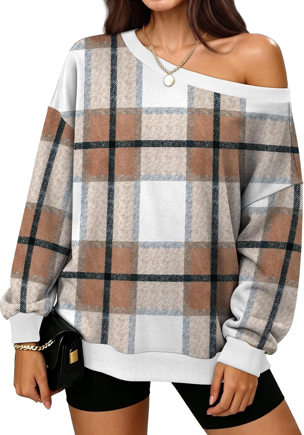 Off Shoulder Sweatshirt
