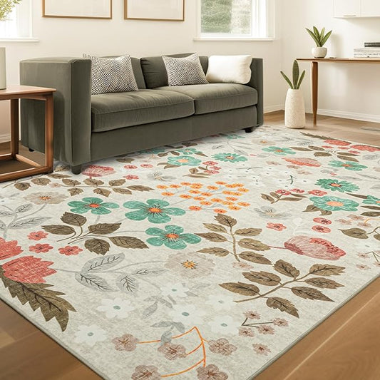 Floral Area Rug