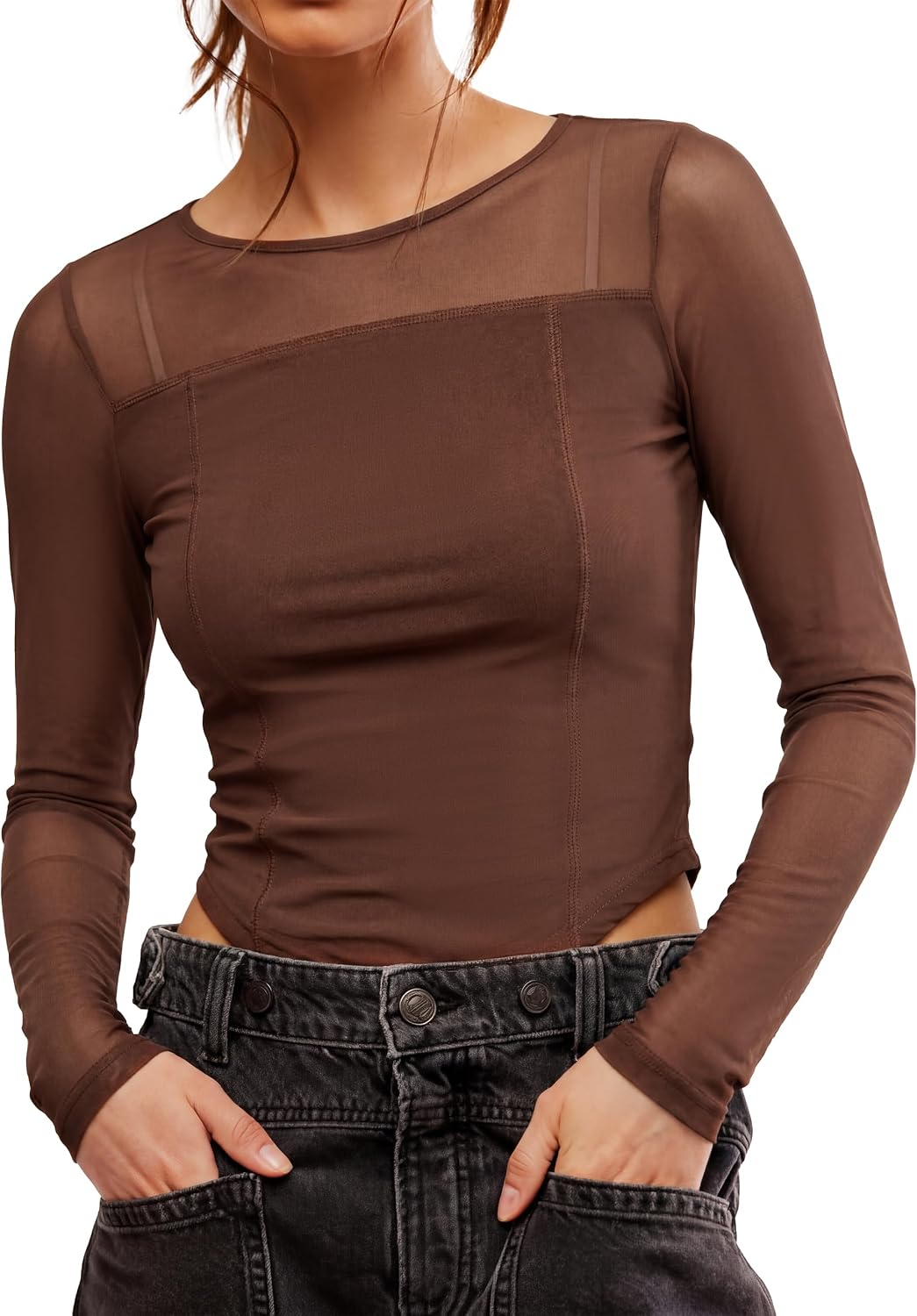 Mesh Lace Blouse