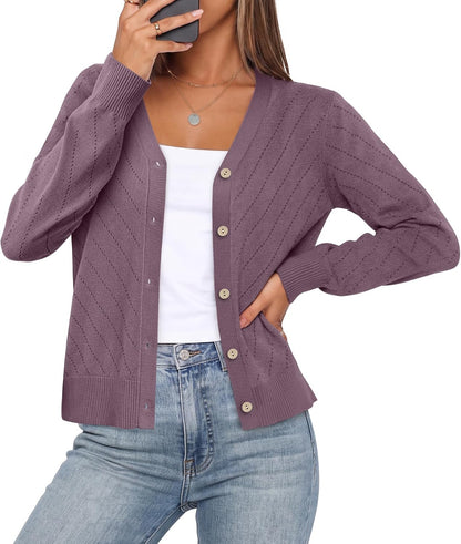 Lightweight V-Neck Cardigan