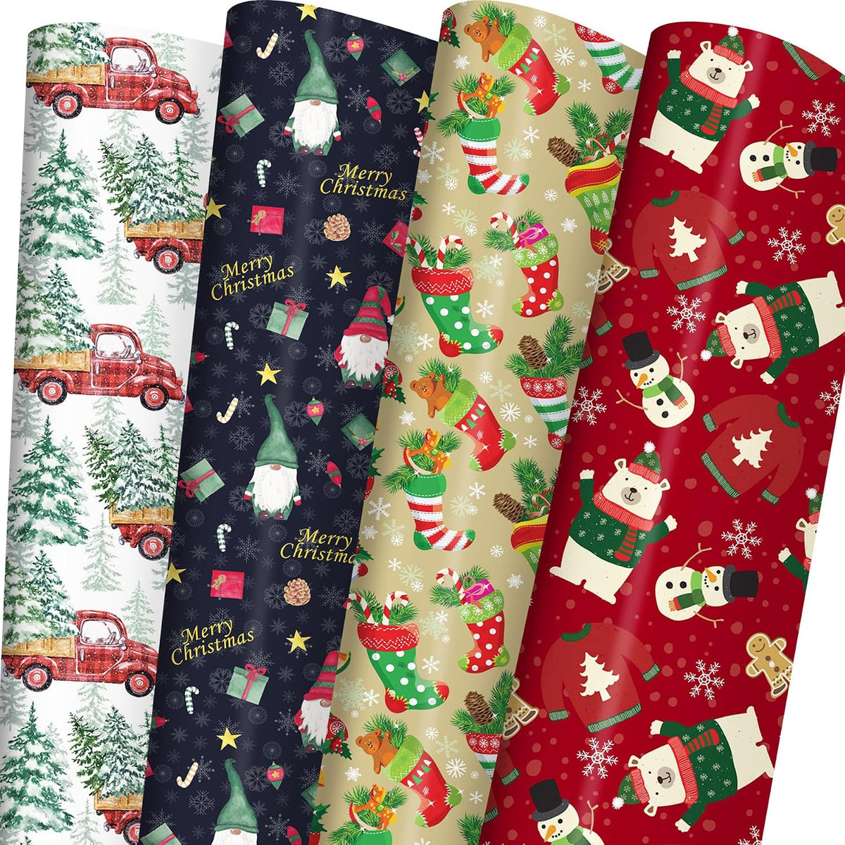 Christmas Wrapping Paper (4PK)