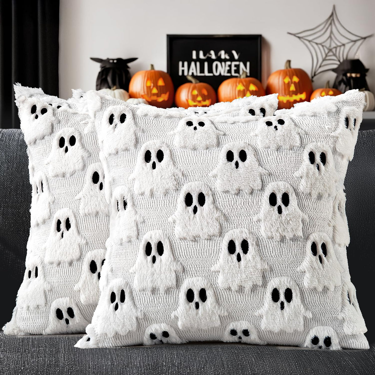 Halloween Ghost Pillow Set