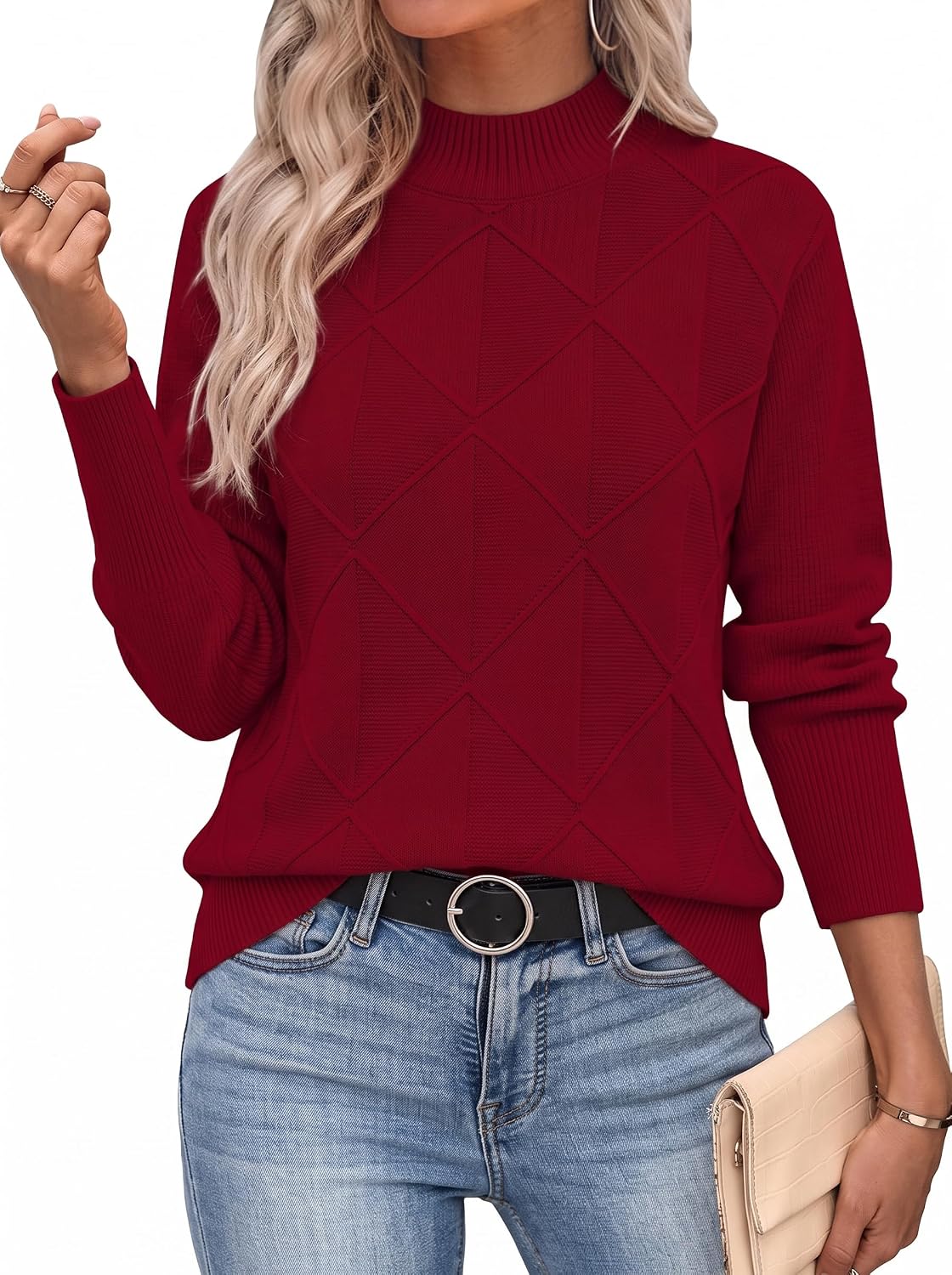 Mock Neck Sweater
