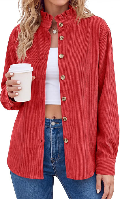 Corduroy Button Shirt