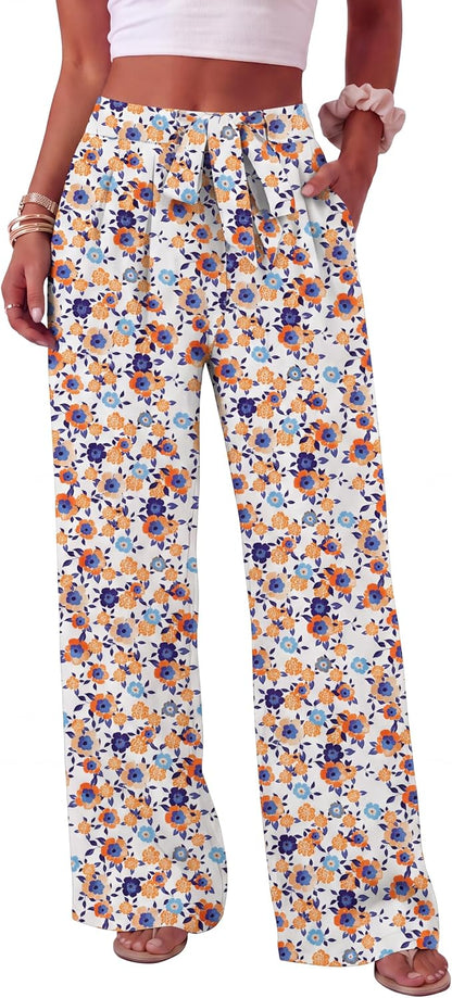 Paperbag Wide Leg Pants