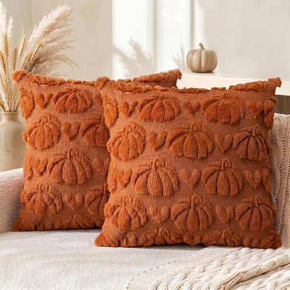 Pumpkin Throw Pillow Covers (2PK)