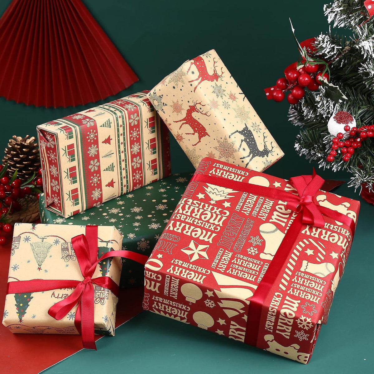 Christmas Wrapping Paper (5PK)