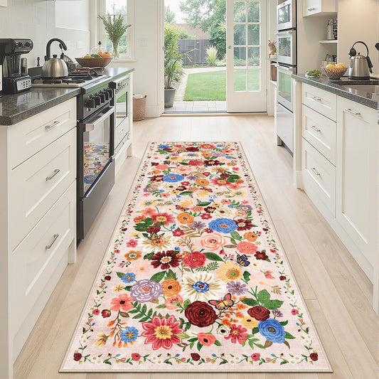 Floral Runner Rug