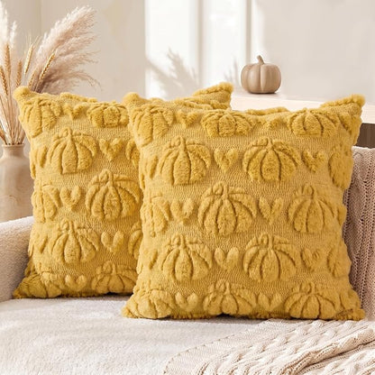 Pumpkin Throw Pillow Covers (2PK)