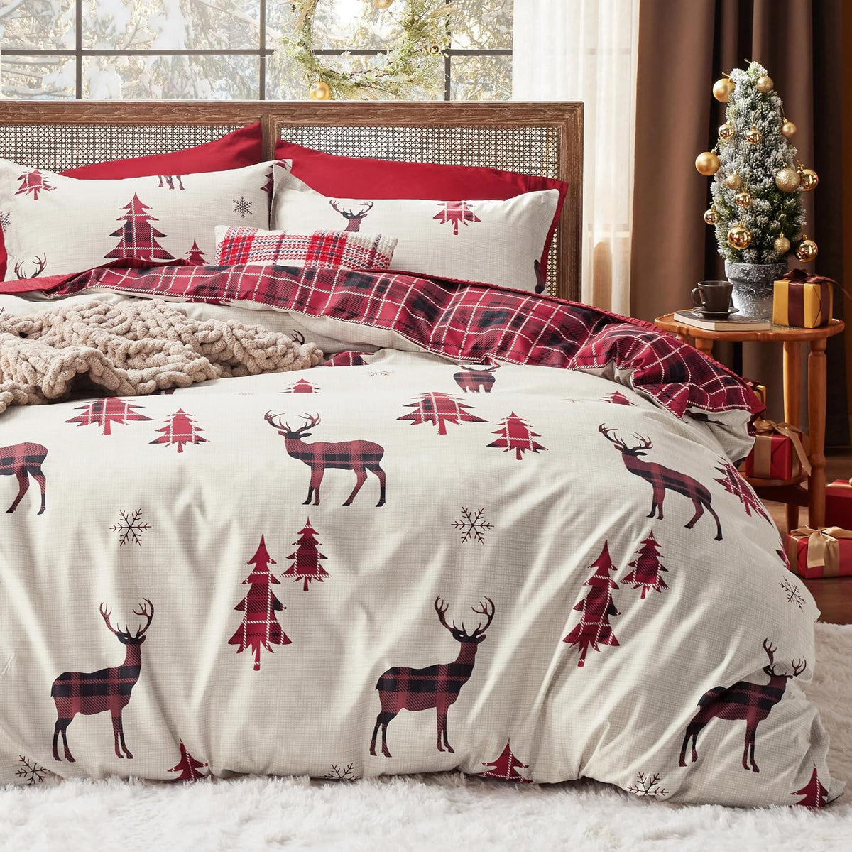 Bedsure Queen Christmas Set