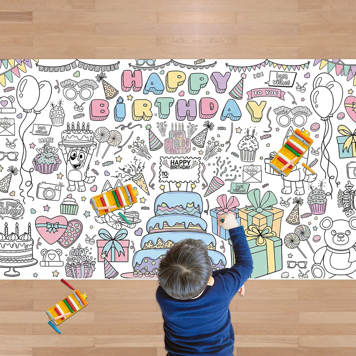 Coloring Tablecloth