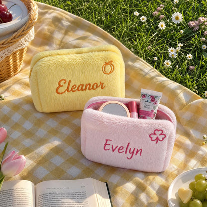 Custom Plush Makeup Bag