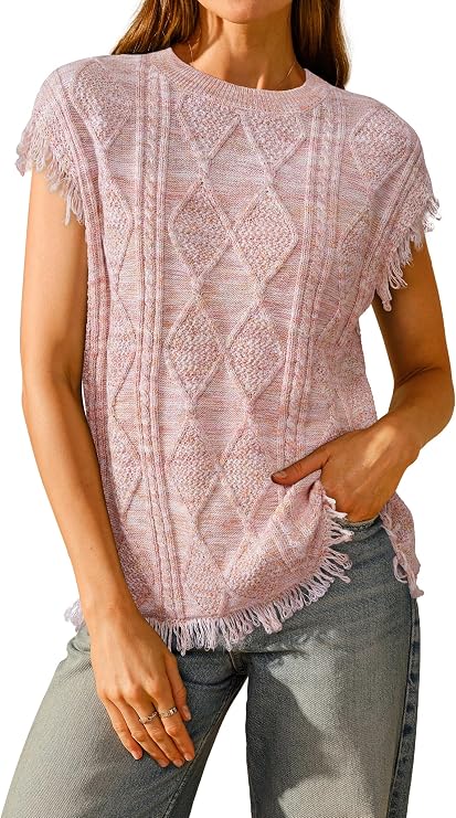 Cozy Cable Knit Sweater Vest