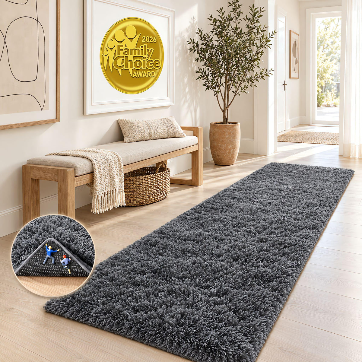 Shaggy Runner Rug