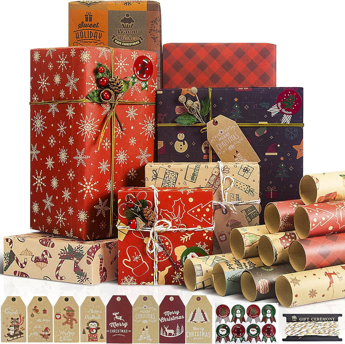 Christmas Wrapping Paper (5PK)