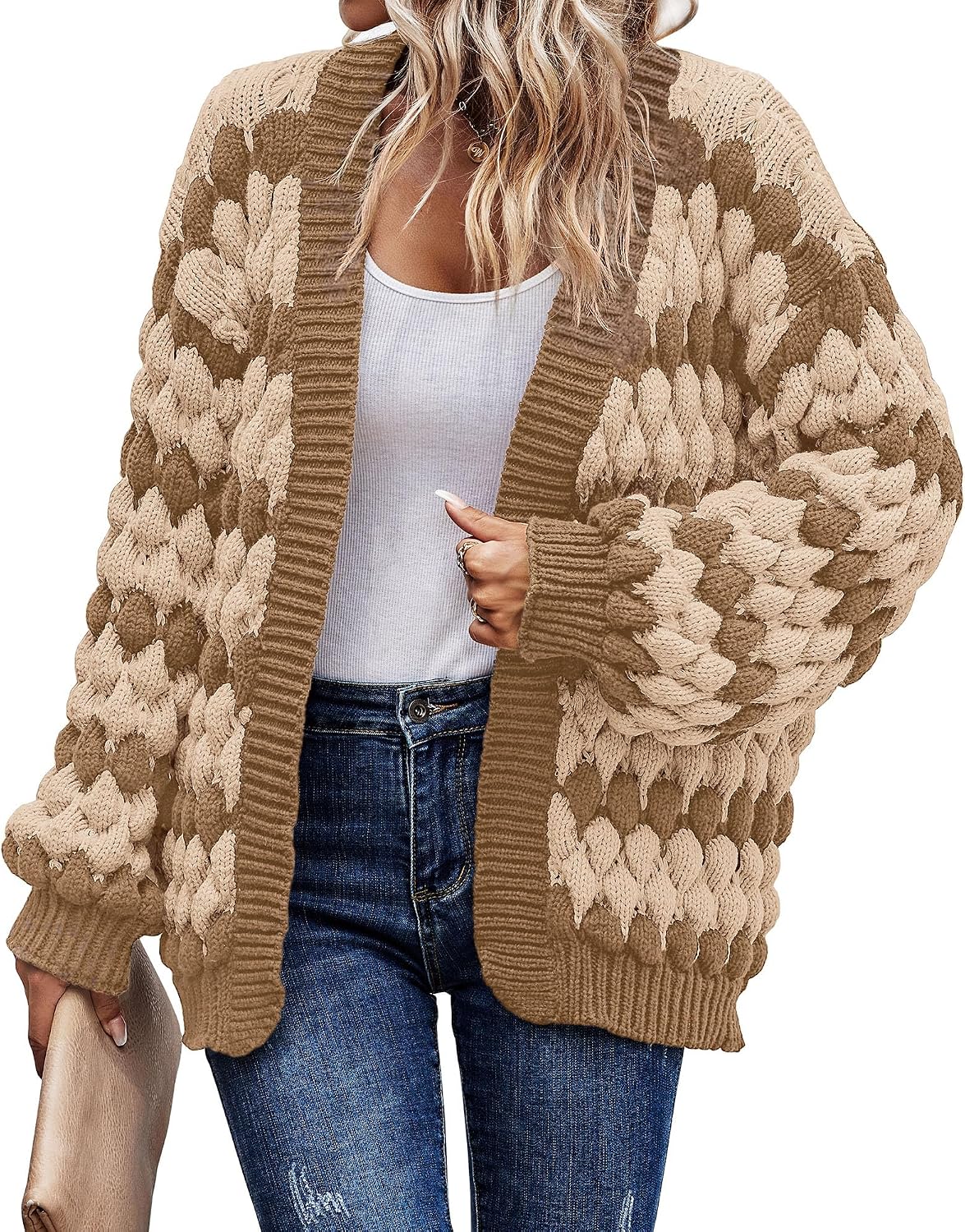 Chunky Cable Cardigan