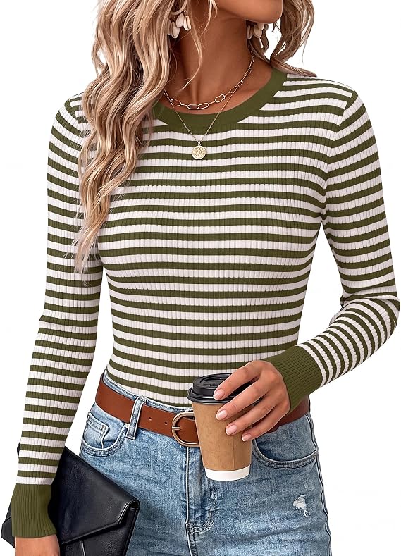 Striped Fitted Sweater