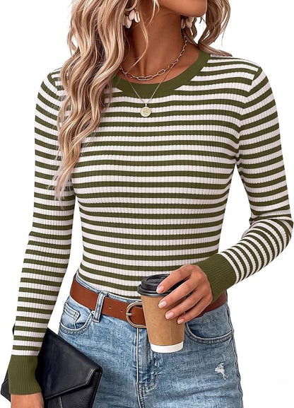 Striped Fitted Sweater
