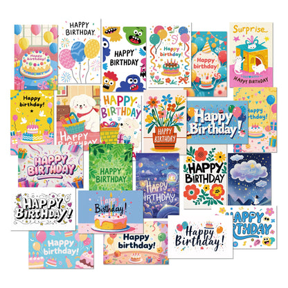 Birthday Cards Pack (24PK)