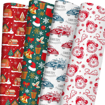 Christmas Wrapping Paper (4PK)