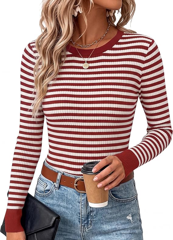 Striped Fitted Sweater