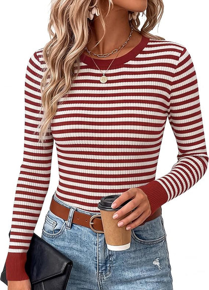 Striped Fitted Sweater