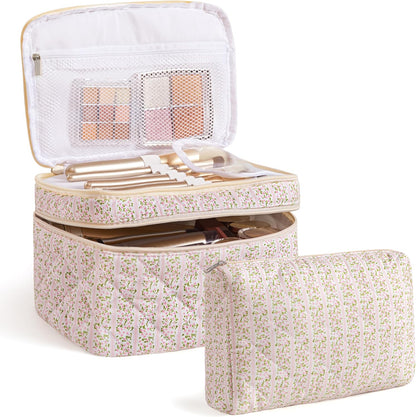 2pc Travel Makeup Bag
