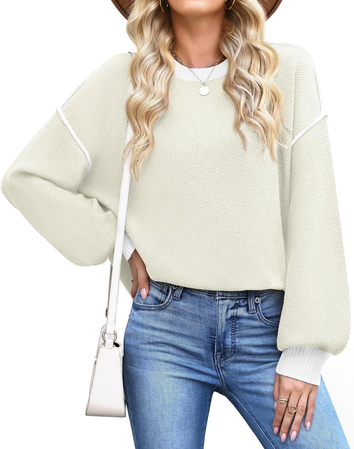 Ribbed Crew Sweater