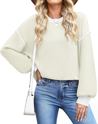Ribbed Crew Sweater