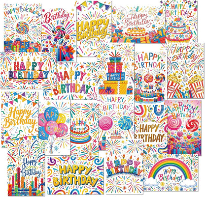 Birthday Cards Pack (24PK)