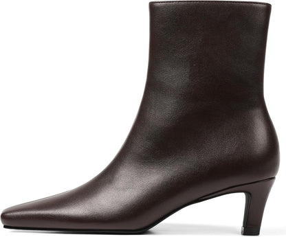 Kitten Heel Ankle Boots