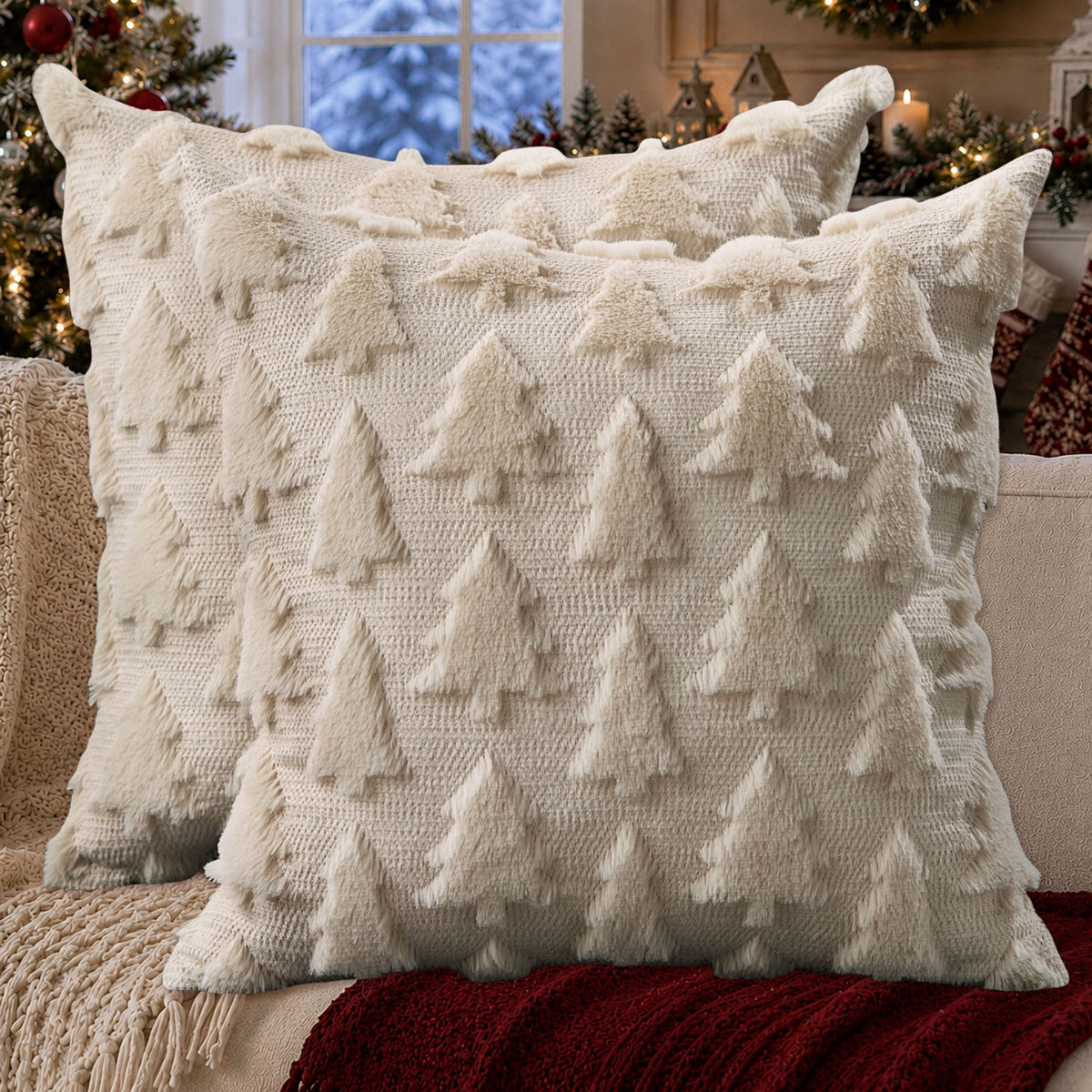 Christmas Tree Pillow Case (2PK)